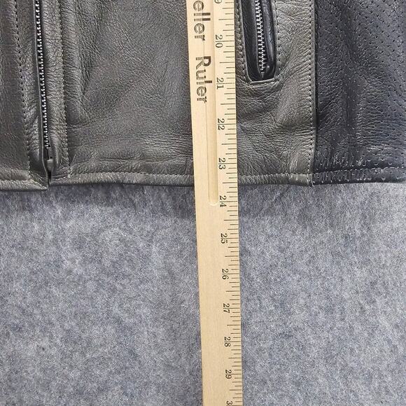 JAMIN LEATHER WOMANS MOTORCYCLE JACKET - Picture 11 of 12